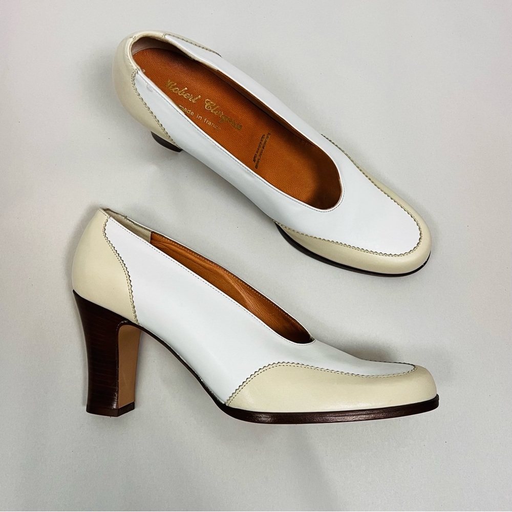 Robert Clergerie Brogue Style Heels Size 5.5